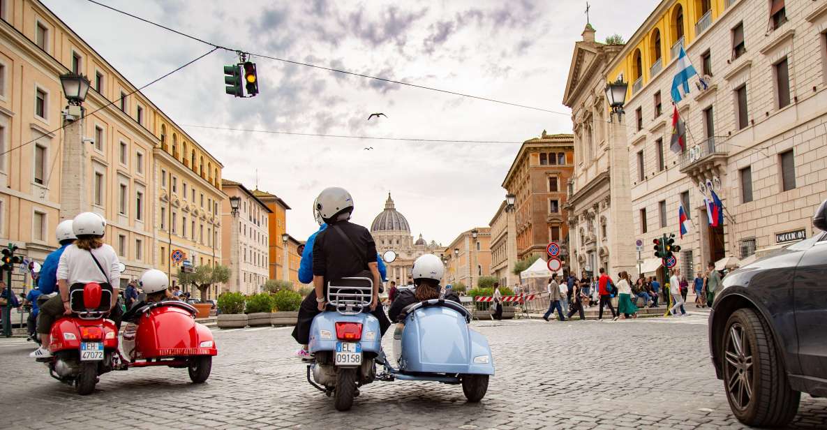 Afternoon Vespa Sidecar Tour with Gourmet Gelato Stop - Why This Vespa Sidecar Tour Works Better Than a Bus