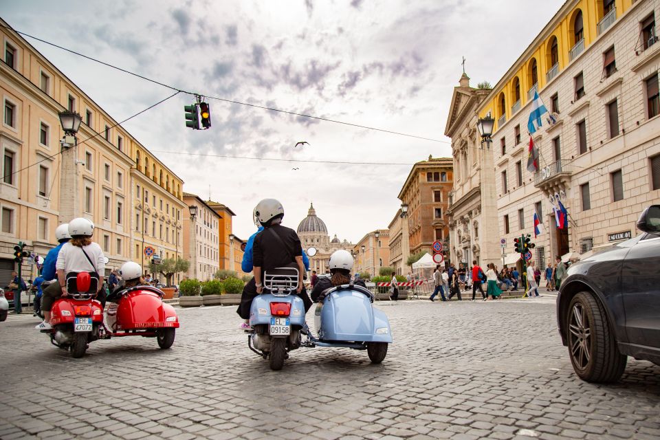 Afternoon Vespa Sidecar Tour with Gourmet Gelato Stop - How the Route Hits 12 Must-See Stops in One Smooth Loop