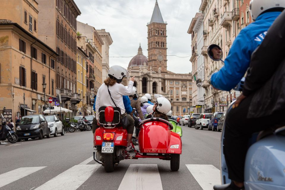 Afternoon Vespa Sidecar Tour with Gourmet Gelato Stop - Quirinale: Starting With Power, Palaces, and City Views