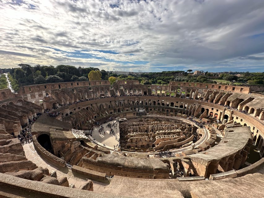 Colosseum and Ancient Rome Tour with Arena Floor Access - The Colosseum starting point: find the upper-level SOS sign