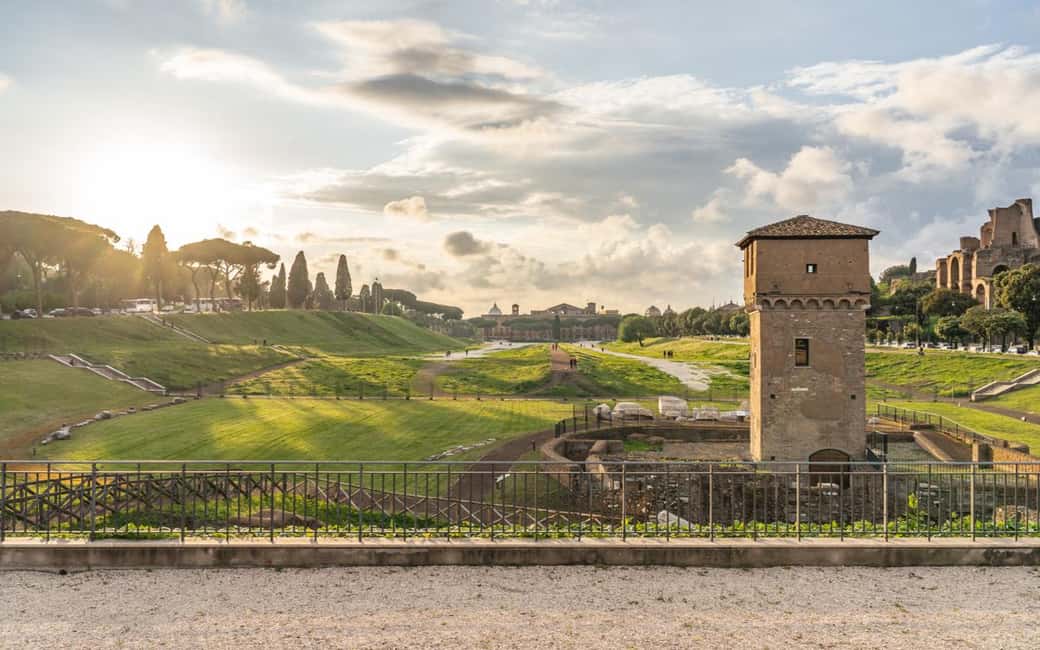 Colosseum & Circus Maximus Experience with Multimedia Video - Circus Maximus: The Big Open Track You Can Visit When It Fits
