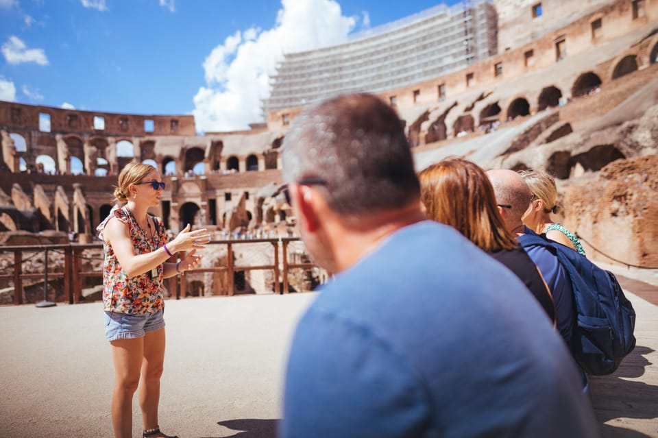 Colosseum Gladiators Gate & Arena Express Guided Tour - The Arena floor moment: what you’ll see and what to notice