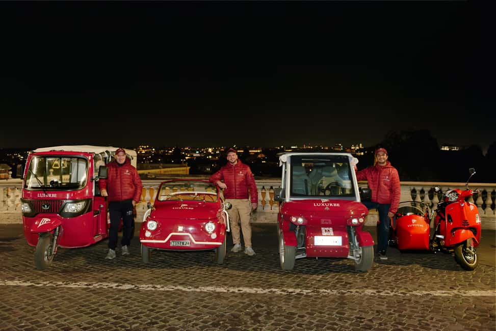 E-Tuk Tour: Rome by Night - Colosseum at night: what to expect when the crowds thin out