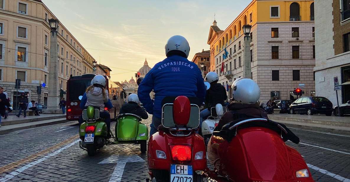 Evening Vespa Sidecar Tour with Gourmet Pizza Tasting - Why a Vespa Sidecar Works So Well in Rome at 19:00
