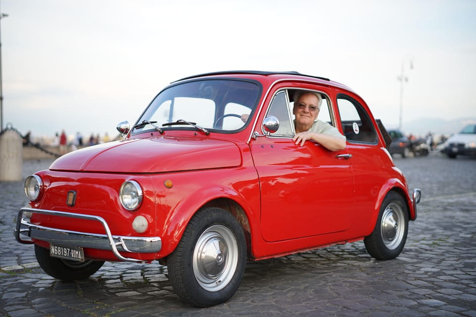 Explore Rome in Style by A Vintage Car Fiat 500 Tour - Entering Rome by Fiat 500, Not by Tour Bus
