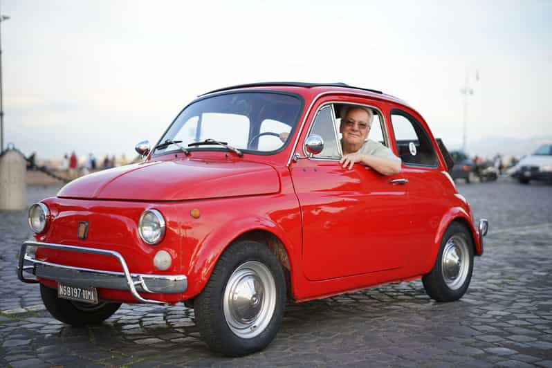 Explore Rome in Style by A Vintage Car Fiat 500 Tour - Piazza del Colosseo: Colosseum Area in a 20-Minute Photo Rhythm