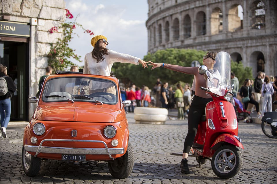 Explore Rome in Style by A Vintage Car Fiat 500 Tour - Fontana dell’Acqua Paola: Ending with a 20-Minute Fountain Stop