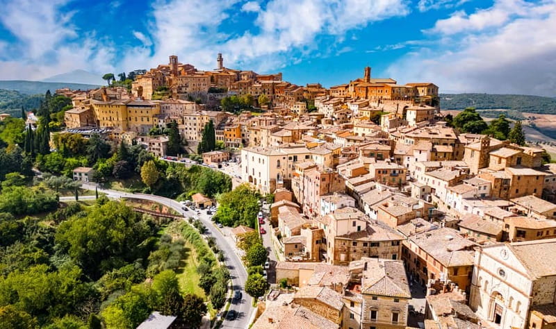 From Roma: Montepulciano and Montalcino, on the Wine Routes - The lunch-and-wine moment: a 13th-century cellar with DOCG pours