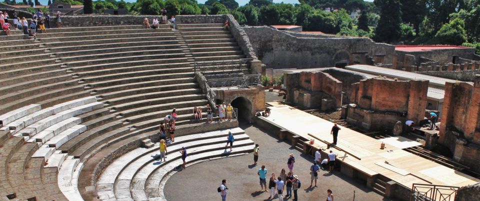 From Rome: Discover Amalfi Coast and Pompeii, Full Day Tour - Positano Break: Lunch, Pottery Shopping, and Time to Wander