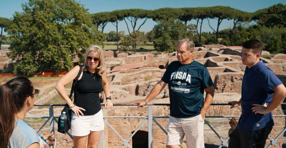 From Rome: Ostia Antica 4-Hour Guided Tour - Stops You Will Not Rush: Theater, Shops, and Frescoed Walls