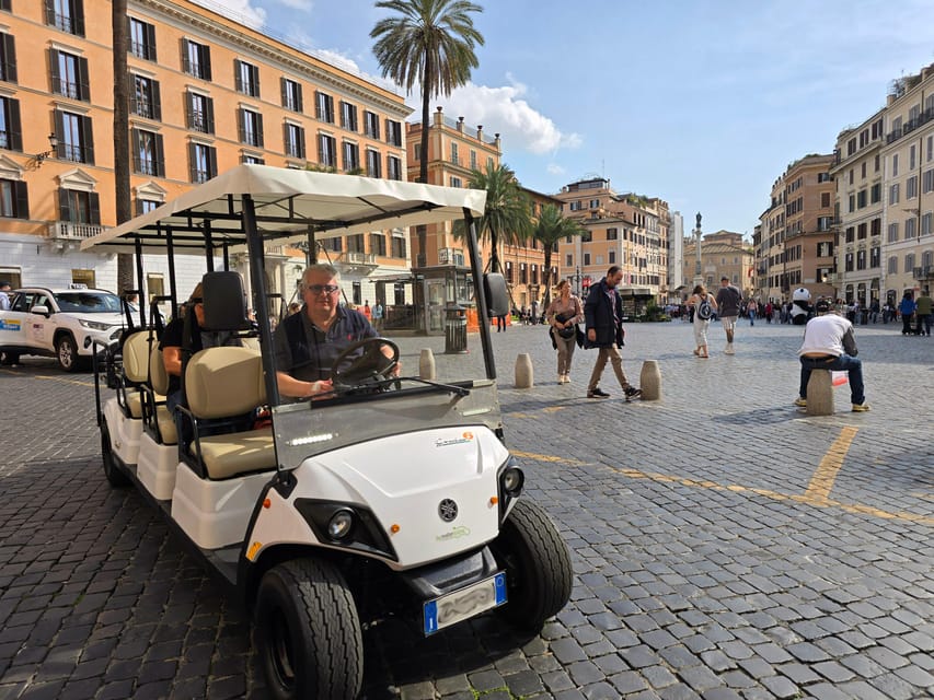 Golf Cart Tour of Rome: 3h with local guide and Gelato - Key points before you go