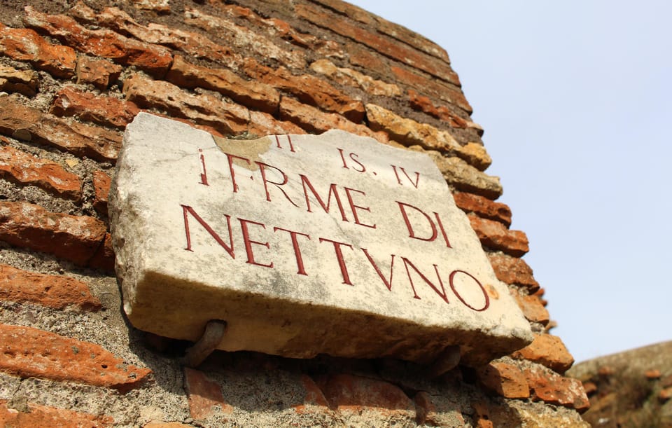 Ostia Antica: Small group tour from Rome - House of Diana: Sleep and Private Life in the Middle of It All