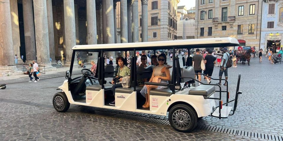 Private Golf Cart Tour: Discover Rome's Best Highlights - Why a Private Golf Cart Works So Well for Rome