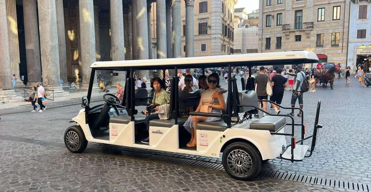 Private Golf Cart Tour: Discover Rome's Best Highlights - Pickup at Piazzale delle Canestre and Drop-Off at the Spanish Steps