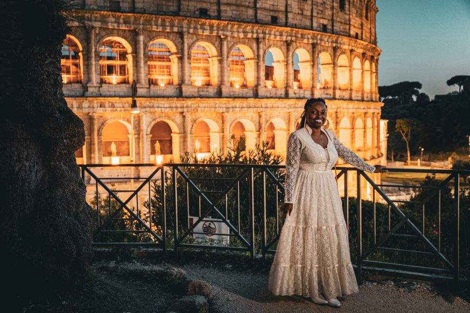 Private Professional Photoshot in Rome & Video - Photo package details: 150–200 shots and 25 edits