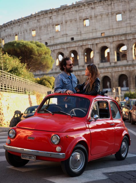 Professional Photoshoot with most Classic Fiat500 of Rome - How the 2 Hours Really Works on the Ground