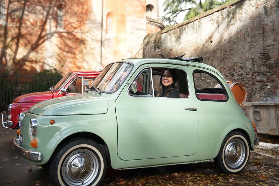 Roma: Fiat500 & Aperol Spritz Photo tour - Circus Maximus drive-by: ancient Rome without the heavy schedule