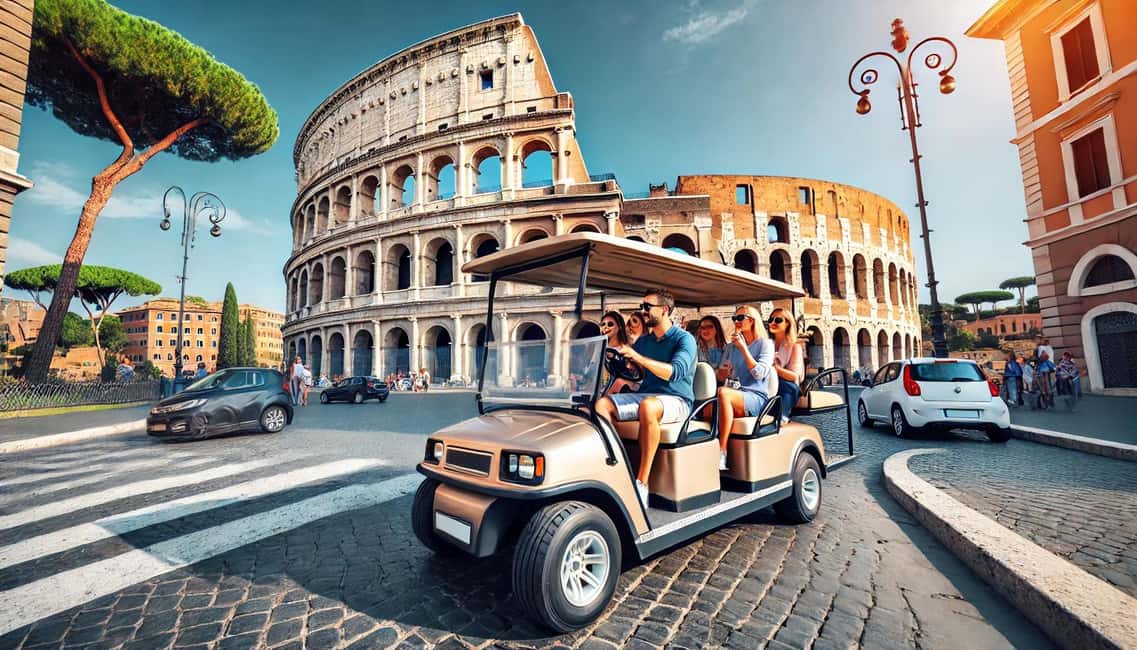 Roma: Golf Cart Night Tour - Why Rome by night feels better from a golf cart