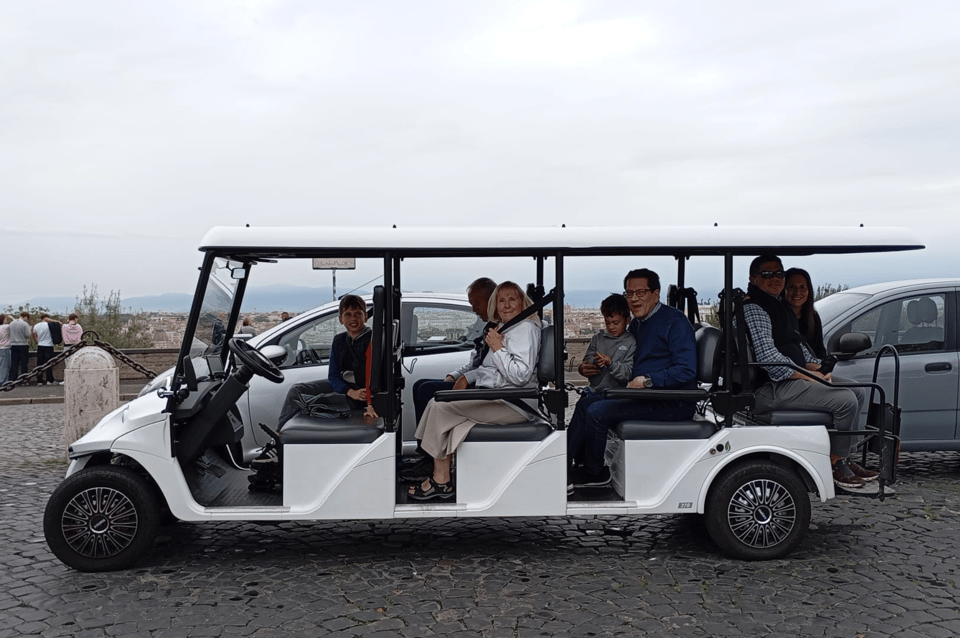 Rome: 3-hour guided city tour by electric golf cart - Trastevere: Lively Streets, Short Stop, Good Advice