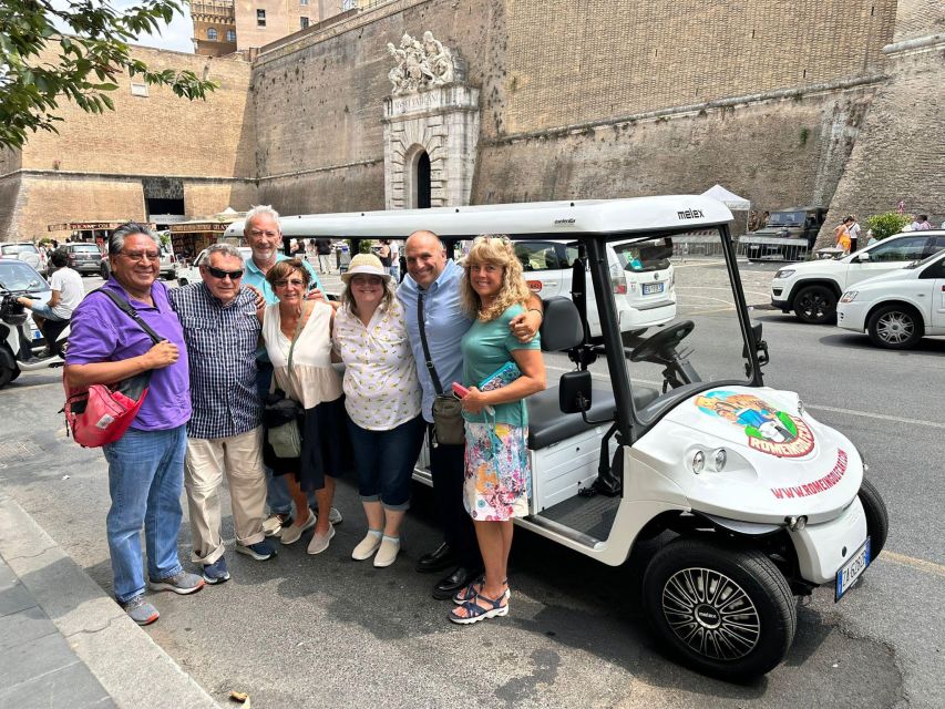 Rome: 4 Hour Electric Golf Cart Tour with Hotel Pickup - Circus Maximus, Sant’Ignazio di Loyola, and the bonus photo loop
