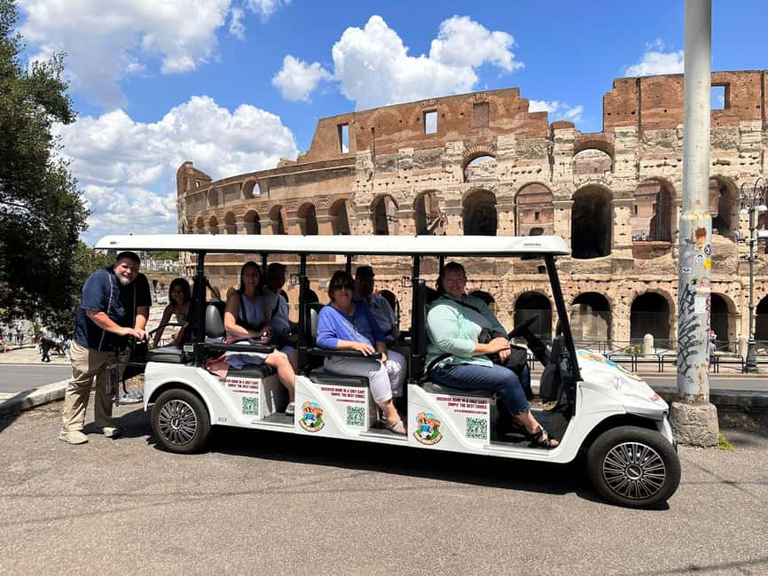 Rome: 4 hours Deluxe Golf cart Personalised Sightseeing tour - Guides are the real product: Achilles and Eduardo’s impact