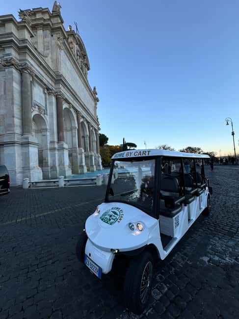 Rome: 6 hoursDaily Private Golf Cart Tour with typical lunch - Key things to know before you go