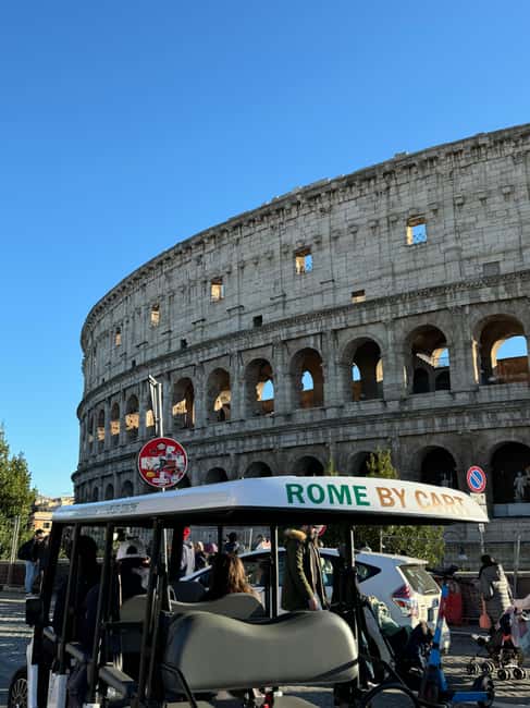 Rome: 6 hoursDaily Private Golf Cart Tour with typical lunch - Pantheon to Piazza Navona: Art You Can Sense