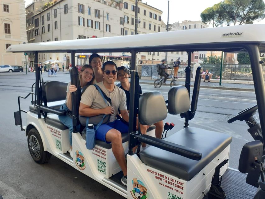 Rome: 7 Hour Full City Tour in Golf Cart with Catacombs - Piazza Navona, Aventine Hill, and the Orange-Garden Break