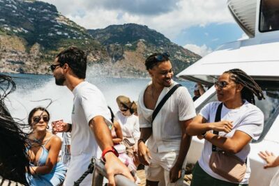 Rome: Amalfi Coast & Positano Day Trip with Coastal Cruise - Piazza del Popolo meet-up: easy to find, check-in can be messy