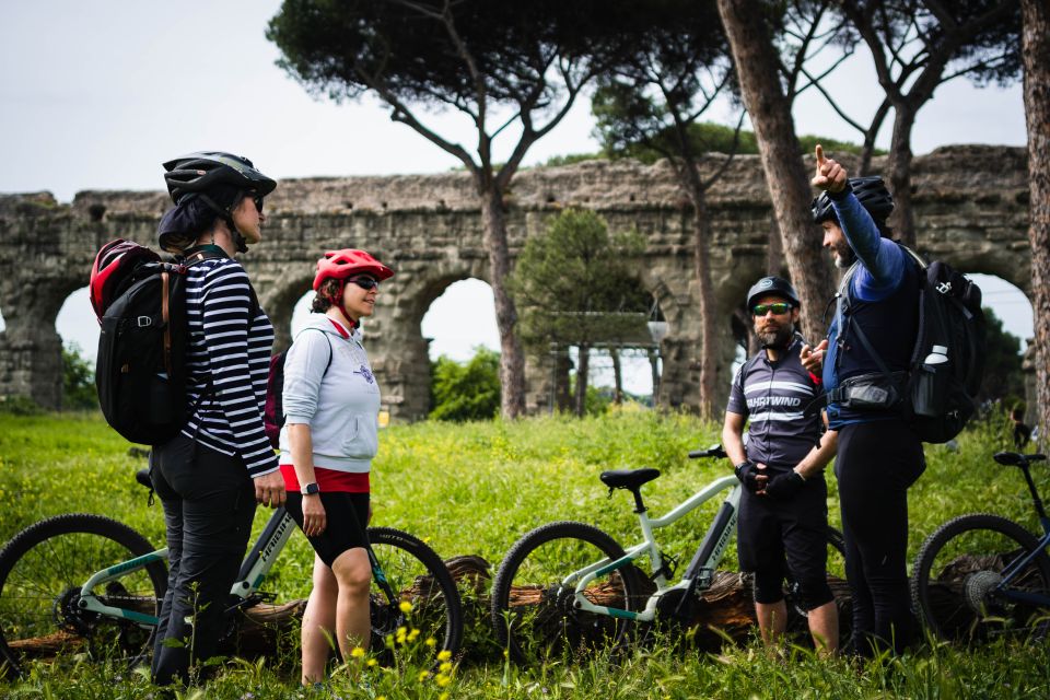 Rome: Appian Way Guided Tour on E-Bike with italian Aperitif - Torre Fiscale Park: Small Stop, Big Atmosphere