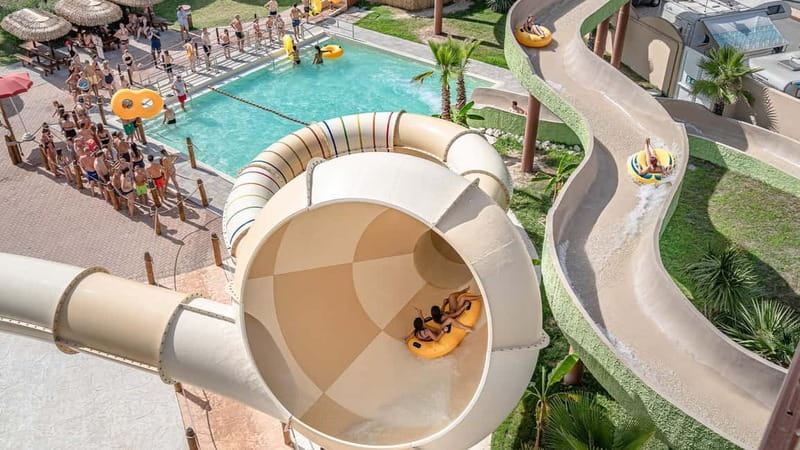Rome: Aqua World, enjoy a summer of fun in the water park - Vortex and Boomerang water slides: thrills for a mixed crowd