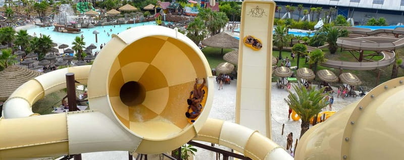 Rome: Aqua World, enjoy a summer of fun in the water park - Phuket Beach: artificial sandy relaxation with umbrellas, sunbeds, DJs, and parties