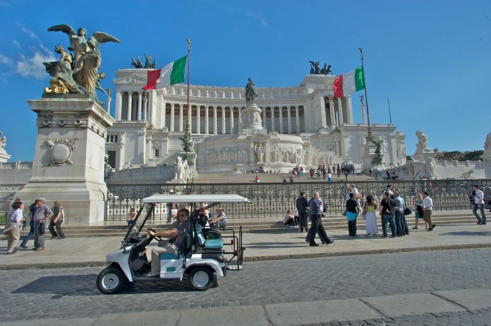 Rome at Sunset: Romantic Tour in an Electric Golf Cart - The electric golf cart: smooth, romantic, and practical