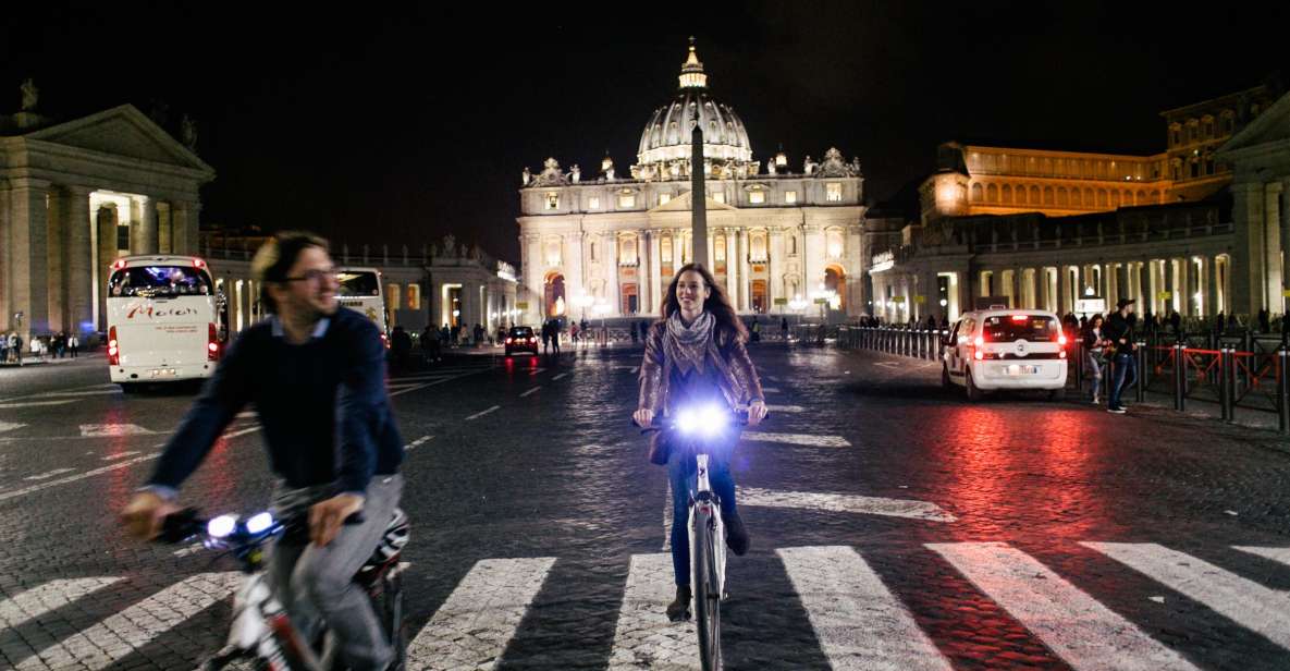 Rome by Night: 3-Hour Bike Experience - Piazza Navona and Trevi Fountain: Best-Case Evening Energy