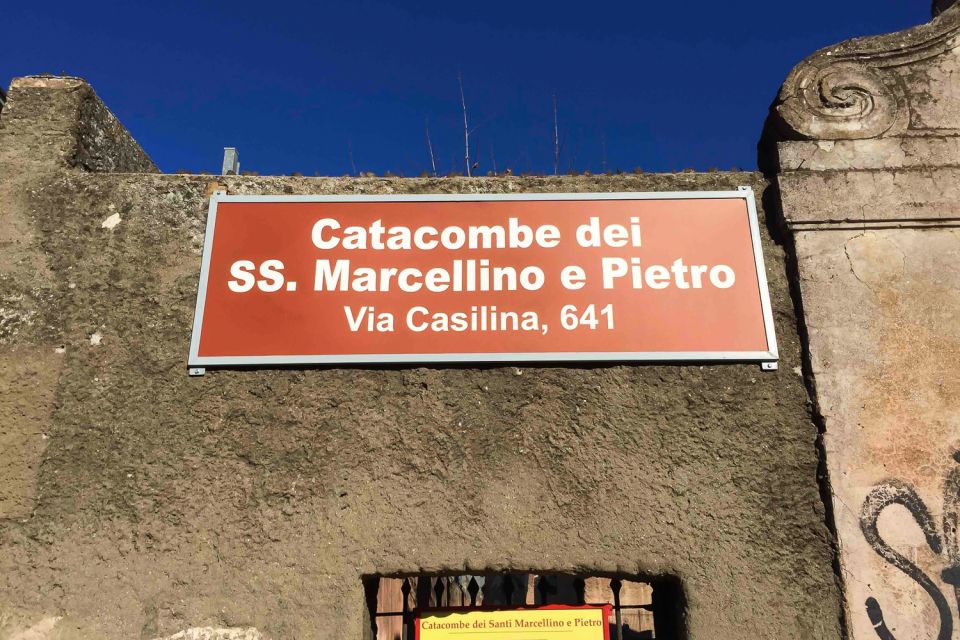 Rome: Catacombs of Saints Marcellino and Pietro Guided Tour - Constantinian Overground: The Complex You Won’t Enter