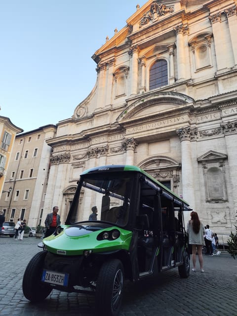 Rome: City Highlights Golf Cart Tour with Aperitivo - Why a golf cart tour works so well in Rome