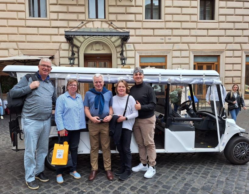 Rome: City Highlights on a Shared Golf Cart Tour - Meeting at Borghese Gardens: where to start smoothly