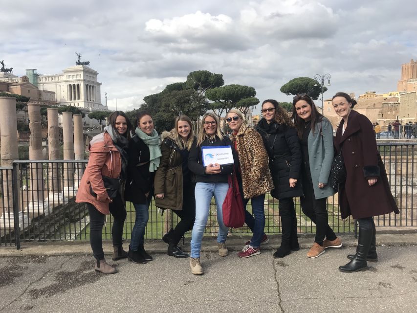 Rome: Colosseum and Roman Forum Small Group Tour in German - Timing, security checks, and weather: plan like a local