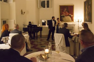Rome: Dinner and Opera Performance at Palazzo Pamphili - From Terrazza Borromini to the Innocenzo X Hall: the timeline you’ll follow