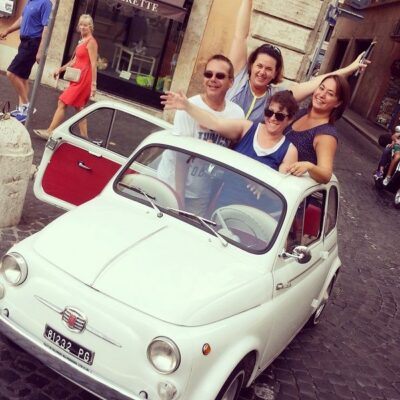 Rome Driving Tour By Vintage Fiat 500 - Driving a vintage manual Fiat 500 in Rome: pace, convoy, and how not to get flustered