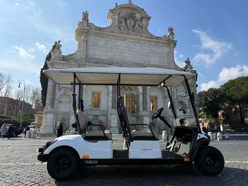 Rome: Guided Golf Cart Tour - Key points before you book