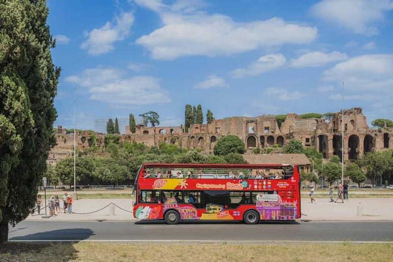 Rome Hop On Hop Off Tour from Civitavecchia by Train - Boarding the City Sightseeing Buses by Termini: Vouchers and Stop Locations