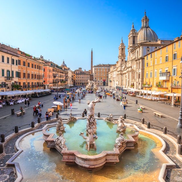 Rome: Palazzo Braschi Reserved Entrance Ticket - Piazza Navona on the audio route: fountains, angles, and fast orientation