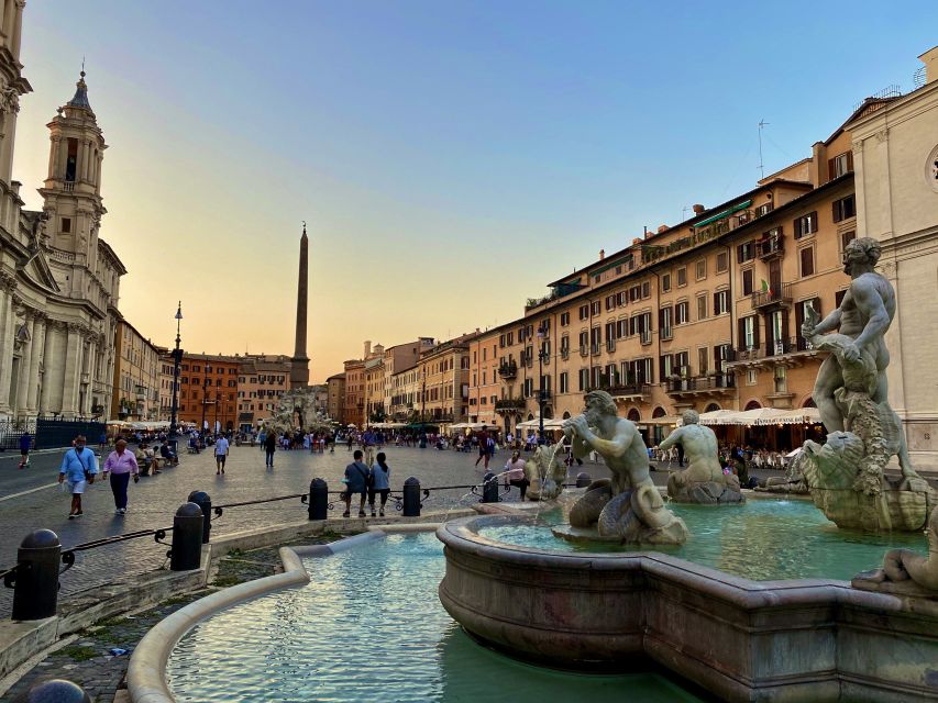 Rome: Private Tour of Navona Square with Undergrounds - Fountain of the Four Rivers: Bernini’s Baroque ideas at street level