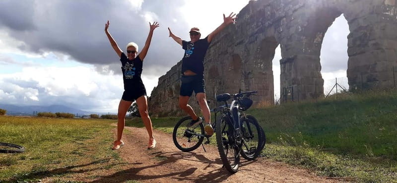 Rome:Appian Way E-bike Tour, Catacombs, Aqueducts & Transfer - E-bike setup, helmets, and real safety habits