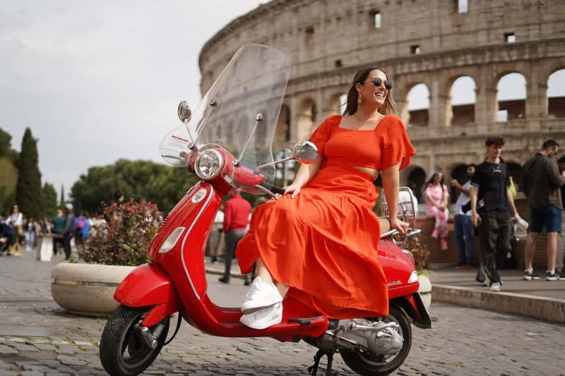 Vespa city tour in Rome with two different routes - How the Vespa Ride Works in 90 Minutes