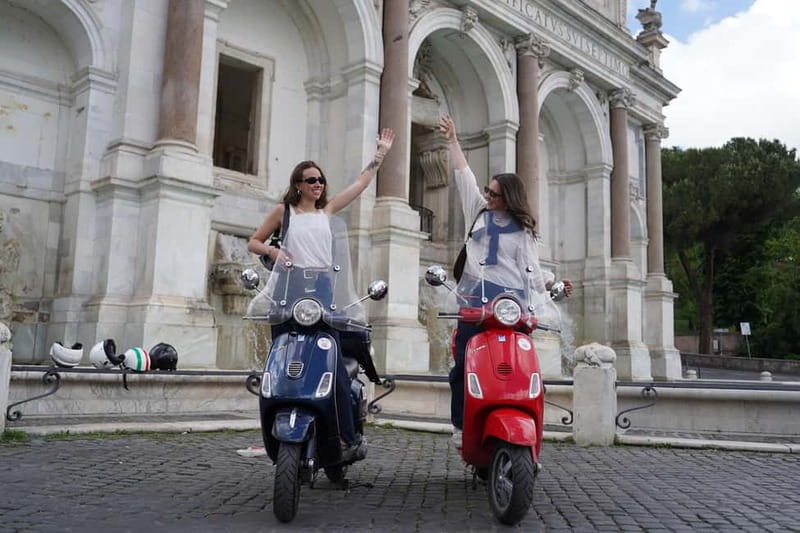 Vespa city tour in Rome with two different routes - Janiculum Hill: The Best Reason to Choose Route 2